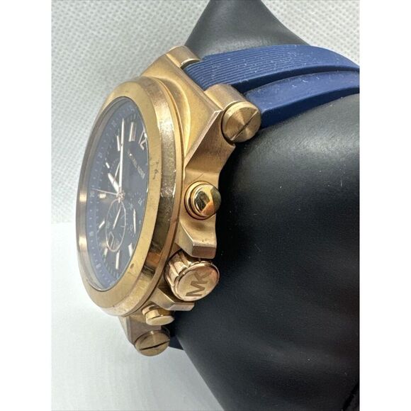 Michael Kors Dylan MK8295 Women's Blue Silicone Analog Dial Quartz Watch JNA680 - Picture 2 of 11